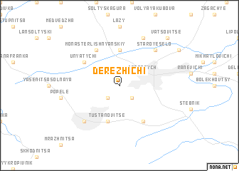 map of Derezhichi