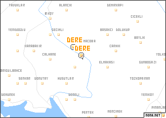 map of Dere