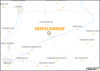 map of Derfelʼdipovka