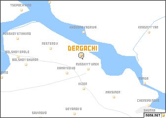 map of Dergachi