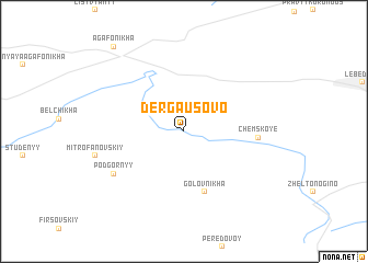 map of Dergausovo