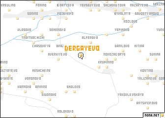 map of Dergayevo