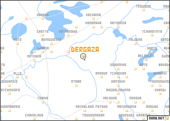 map of Dèrgaza