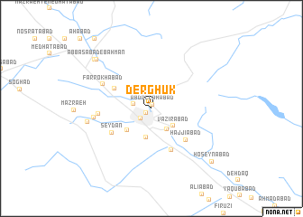 map of Derghūk