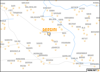 map of Dērgīnī