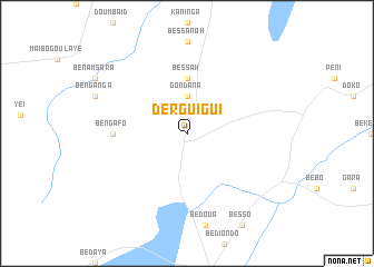 map of Derguigui