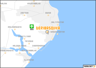 map of Deribasovka