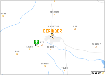 map of DeRidder