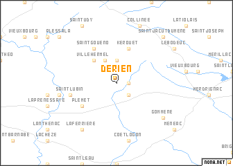 map of Dérien