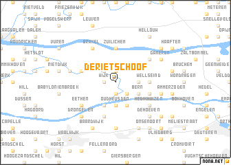 map of De Rietschoof