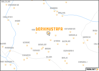 map of Derikmustafa