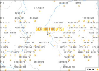 map of Derikotkovtsi