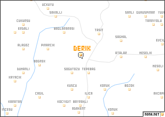 map of Derik