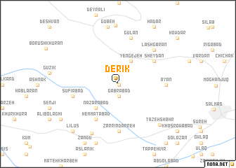 map of Derīk