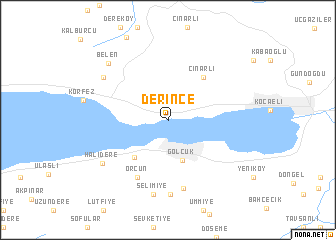 map of Derince