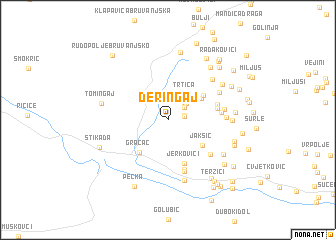 map of Deringaj