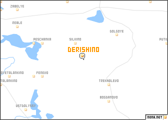 map of Derishino