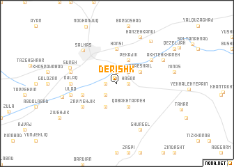 map of Derīshk