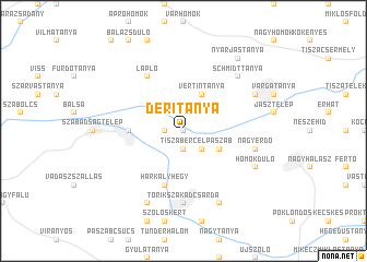 map of Déritanya