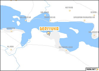 map of Deriyivka