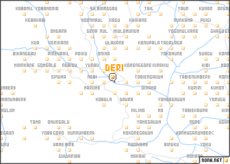 map of Deri