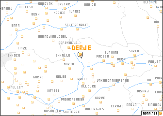 map of Derje