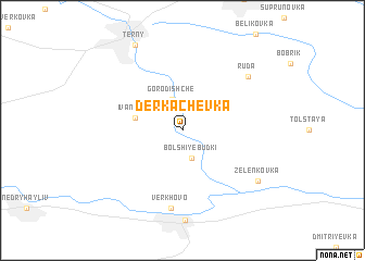 map of Derkachevka