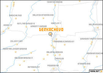 map of Derkachëvo