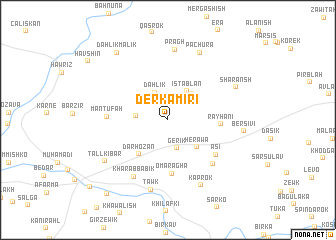 map of Derkamīrī