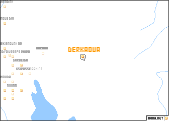 map of Derkaoua