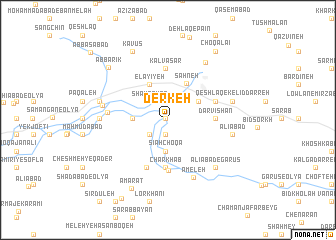 map of Derkeh