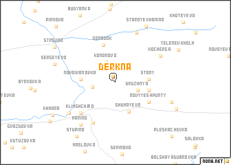 map of Derkna