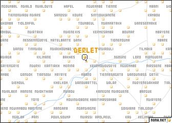 map of Derlêt