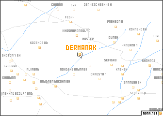 map of Dermanak