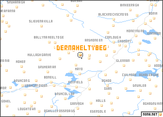 map of Dernahelty Beg