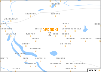 map of Dernaki