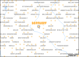 map of Derndorf