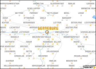 map of Derneburg