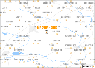 map of Dernekamp