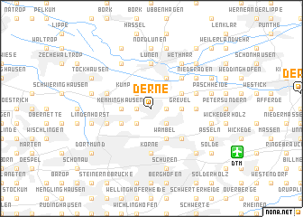 map of Derne