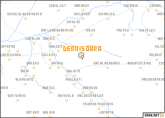 map of Dernişoara