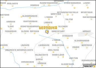 map of Dernovka