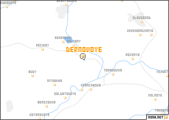 map of Dernovoye