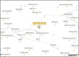 map of Dernovo