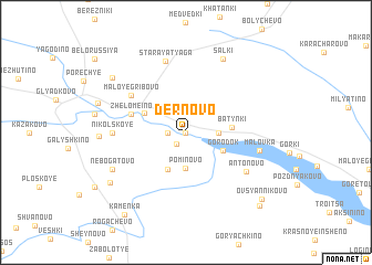 map of Dernovo