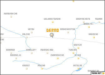 map of Derno