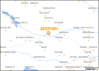 map of Dernyaki