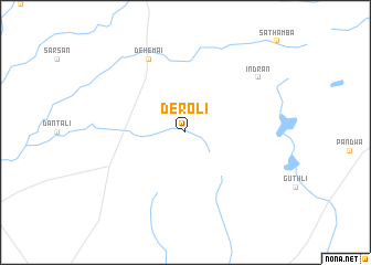 map of Deroli