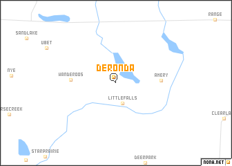 map of Deronda