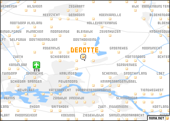 map of De Rotte